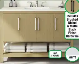 Menards Abraham Vanity with Top offer