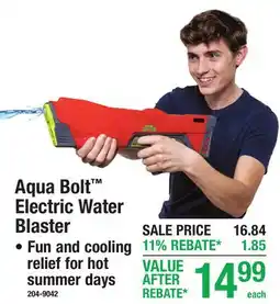 Menards Aqua Bolt Electric Water Blaster offer