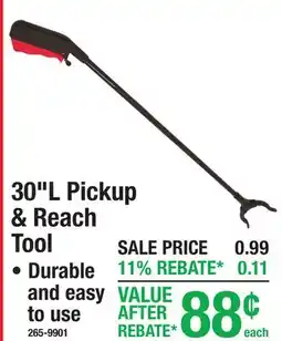 Menards 30L Pickup & Reach Tool offer