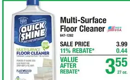 Menards Multi-Surface Floor Cleaner offer