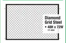 Menards Diamond Grid Steel offer