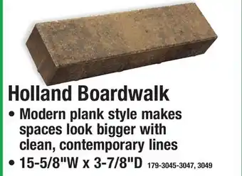 Menards Holland Boardwalk offer