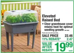 Menards Elevated Raised Bed offer