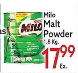 World Fresh Market Milo Malt Powder offer