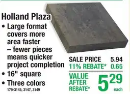 Menards Holland Plaza offer