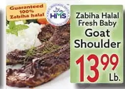 World Fresh Market Zabiha Halal Fresh Baby Goat Shoulder offer