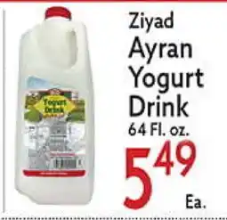 World Fresh Market Ziyad Ayran Yogurt Drink offer