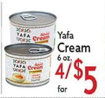 World Fresh Market Yafa Cream offer