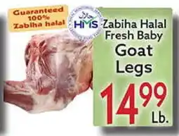 World Fresh Market Zabiha Halal Fresh Baby Goat Legs offer