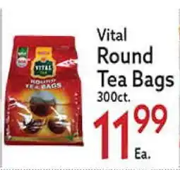 World Fresh Market Vital Round Tea Bags offer