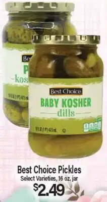 Angelo Caputo's Fresh Market Best Choice Pickles offer