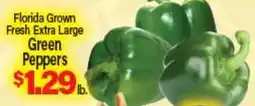 Angelo Caputo's Fresh Market Florida Grown Fresh Extra Large Green Peppers offer