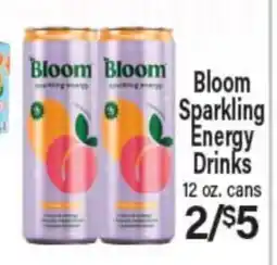 Angelo Caputo's Fresh Market Bloom Sparkling Energy Drinks offer