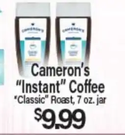 Angelo Caputo's Fresh Market Cameron's Instant Coffee offer