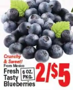 Angelo Caputo's Fresh Market Fresh Blueberries offer
