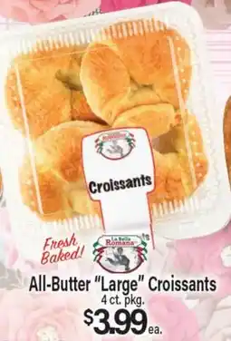 Angelo Caputo's Fresh Market All-Butter Large Croissants offer