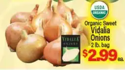 Angelo Caputo's Fresh Market Organic Sweet Vidalia Onions offer