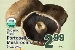 Angelo Caputo's Fresh Market Organic Fresh Portobello Mushrooms offer
