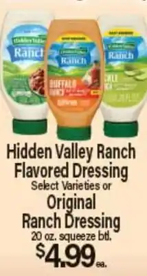 Angelo Caputo's Fresh Market Hidden Valley Ranch Flavored Dressing Original Ranch Dressing offer
