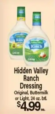 Angelo Caputo's Fresh Market Hidden Valley Ranch Dressing offer