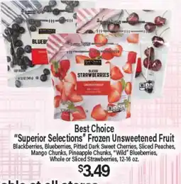 Angelo Caputo's Fresh Market Superior Selections Frozen Unsweetened Fruit offer