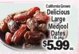 Angelo Caputo's Fresh Market California Grown Delicious Large Medjool Dates offer