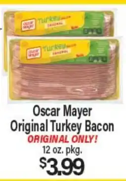 Angelo Caputo's Fresh Market Oscar Mayer Original Turkey Bacon offer