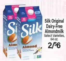 Angelo Caputo's Fresh Market Silk Original Dairy-Free Almondmilk offer