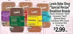 Angelo Caputo's Fresh Market Lewis Bake Shop Special Recipe Breakfast Breads offer
