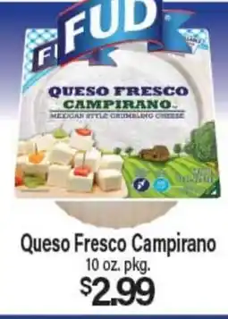 Angelo Caputo's Fresh Market Queso Fresco Campirano offer