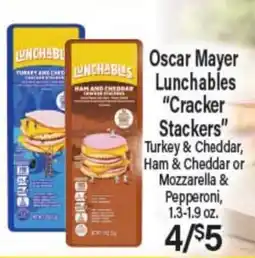 Angelo Caputo's Fresh Market Oscar Mayer Lunchables Cracker Stackers offer