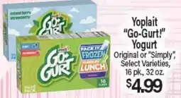 Angelo Caputo's Fresh Market Yoplait Go-Gurt! Yogurt offer