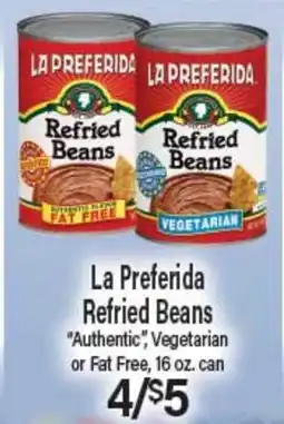 Angelo Caputo's Fresh Market La Preferida Refried Beans offer