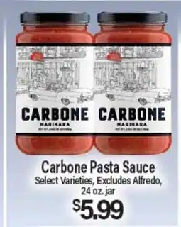 Angelo Caputo's Fresh Market Carbone Pasta Sauce offer