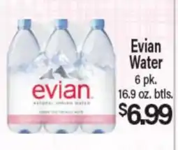 Angelo Caputo's Fresh Market Evian Water offer