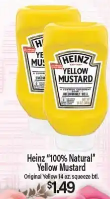 Angelo Caputo's Fresh Market Heinz 100% Natural Yellow Mustard offer