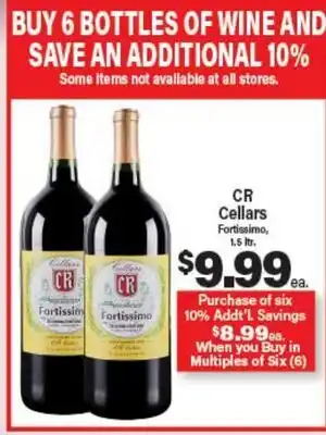Angelo Caputo's Fresh Market CR Cellars Fortissimo offer