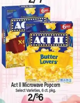 Angelo Caputo's Fresh Market Act II Microwave Popcorn offer