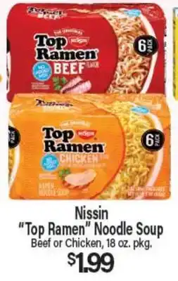 Angelo Caputo's Fresh Market Nissin Top Ramen Noodle Soup offer