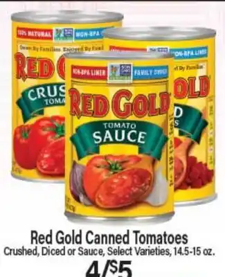 Angelo Caputo's Fresh Market Red Gold Canned Tomatoes offer