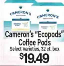 Angelo Caputo's Fresh Market Cameron's Ecopods Coffee Pods offer