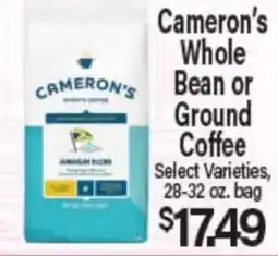 Angelo Caputo's Fresh Market Cameron's Whole Bean or Ground Coffee offer