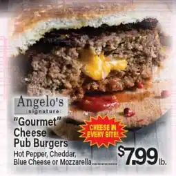 Angelo Caputo's Fresh Market Gourmet Cheese Pub Burgers offer