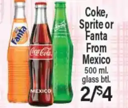 Angelo Caputo's Fresh Market Coke, Sprite or Fanta From Mexico offer