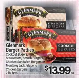 Angelo Caputo's Fresh Market Glenmark Burger Patties offer