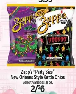 Angelo Caputo's Fresh Market Zapp's Party Size New Orleans Style Kettle Chips offer