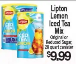 Angelo Caputo's Fresh Market Lipton Lemon Iced Tea Mix offer