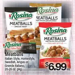 Angelo Caputo's Fresh Market Meatballs offer