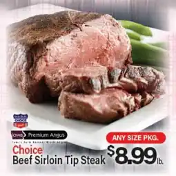 Angelo Caputo's Fresh Market Choice Beef Sirloin Tip Steak offer