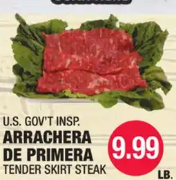 Carnicerias Jimenez U.S. GOV'T INSP. ARRACHERA DE PRIMERA TENDER SKIRT STEAK offer